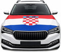 Kroatische Motorhauben Flagge - Autoflagge Kroatien - Kroatische Autoflagge - Kroatien Flagge