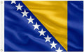 Ahfulife Bosnien Und Herzegowina Flagge 150 X 90 Cm Für WM 2026, 1 Stück Große Bosnische Nationalflaggen Doppelseitig Mit Messingösen Für Nationalfeiertag Fußballfans Party Bar Deko