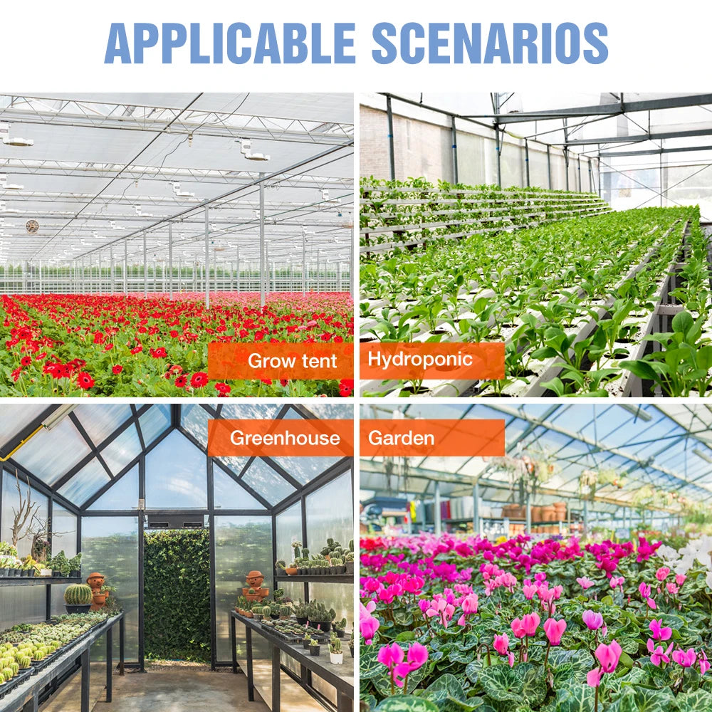LED Plant Grow Light Full Spectrum Quantum Board Phytolamp Indoor Hydroponics Greenhouse Tent Grow Box Flower Cultivation Lamp