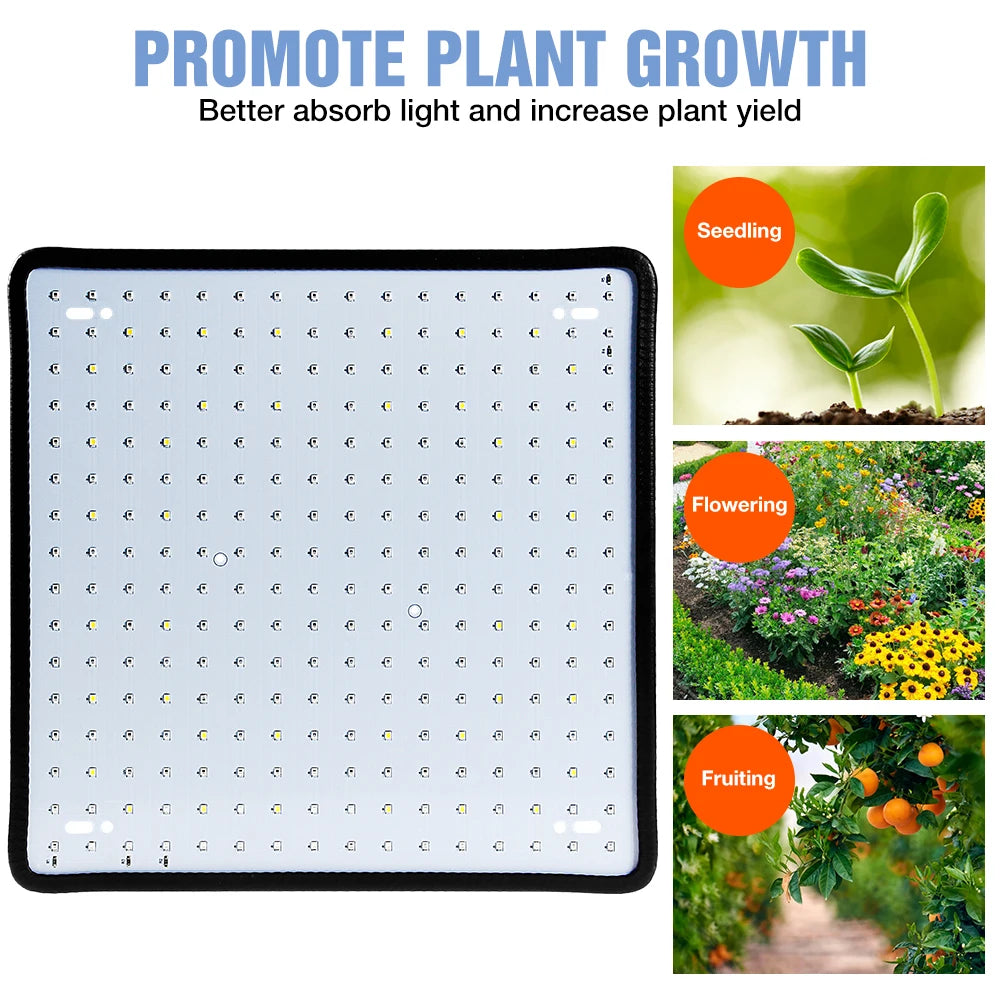 LED Plant Grow Light Full Spectrum Quantum Board Phytolamp Indoor Hydroponics Greenhouse Tent Grow Box Flower Cultivation Lamp