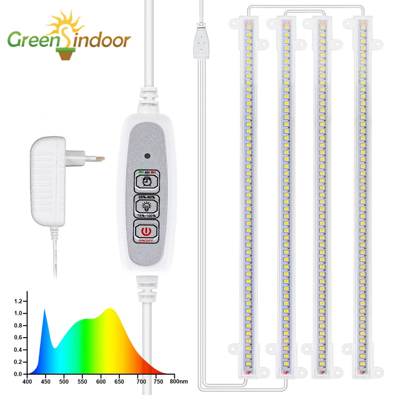 Indoor Led Grow Light USB Timer Phyto Lamp for Plants Dimmable LED Lamp Phytolamps Full Spectrum Hydroponics Growing Lamps