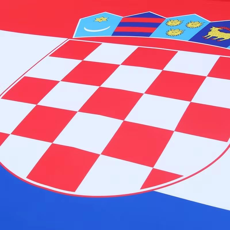 Kroatische Motorhauben Flagge - Autoflagge Kroatien - Kroatische Autoflagge - Kroatien Flagge